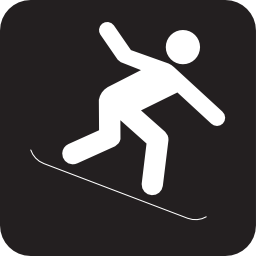 Download free snow leisure winter snowboard icon